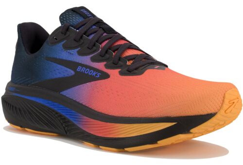 Brooks Ghost 17 Bleu Violet Orange