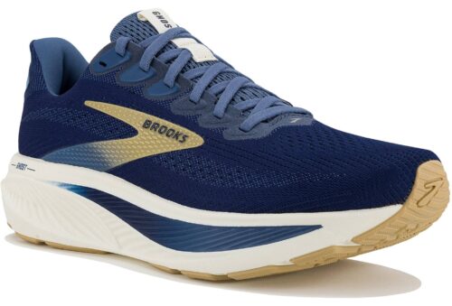 Brooks Ghost 17 Bleu Marine Or