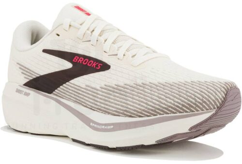 Brooks Ghost Amp Beige Femme