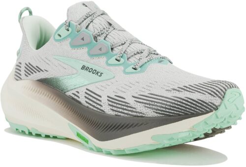 Brooks Ghost Trail Femme Gris Vert
