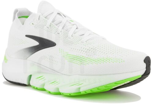 Brooks Glycerin Flex Blanc Vert Homme – Running Confort