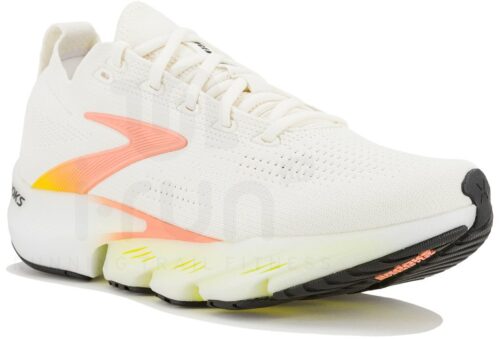 Brooks Glycerin Flex Blanc Peche Femme – Running Confort