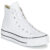 Converse CHUCK TAYLOR ALL STAR LIFT CLEAN LEATHER HI Blanc
