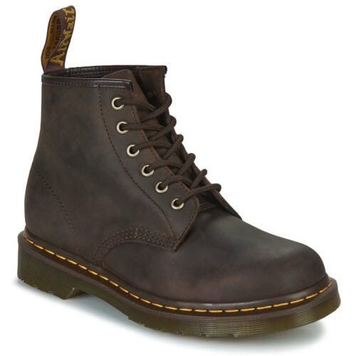 Dr. Martens 101 DARK BROWN CRAZY HORSE Marron