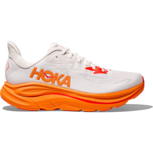 HOKA Clifton 10 Homme Blanc Orange