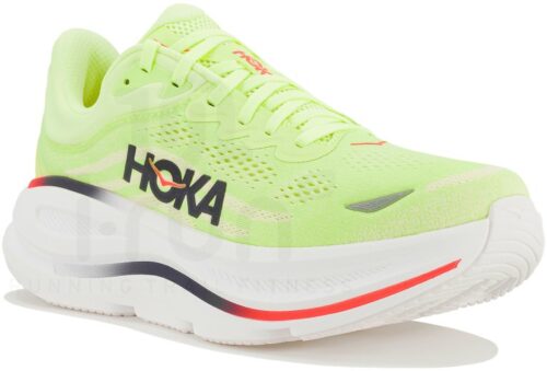 HOKA Bondi 9 Marine Jaune Homme – Running Confort Maximum