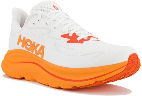 Hoka One One Clifton 10 Blanc Orange