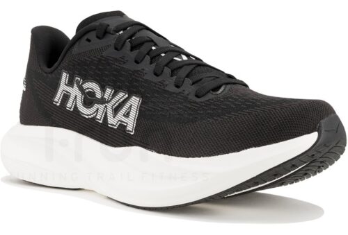 HOKA Mach 7 Noir Blanc Homme – Running Speed Daily Trainer