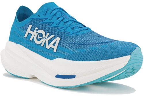 Hoka One One Mach X 2 Blanc Bleu