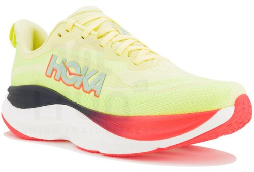HOKA Skyflow Bleu Jaune Homme – Running Daily Confort