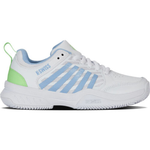 K-Swiss Court Express 2 Clay Femme Blanc Bleu