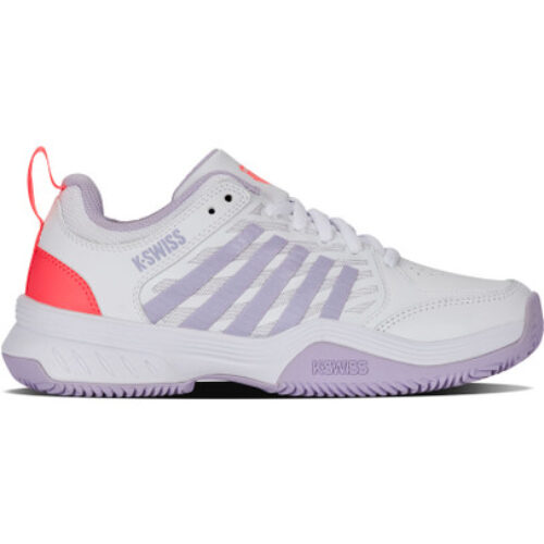 K-Swiss Court Express 2 Clay Femme Blanc Violet