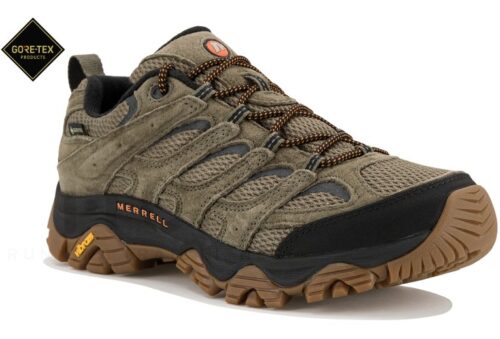 Merrell MOAB 3 GORE-TEX Vert Homme – Randonnée Vibram TC5+ GORE-TEX
