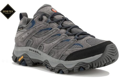 Merrell MOAB 3 GORE-TEX Noir Homme – Randonnée Vibram TC5+ GORE-TEX