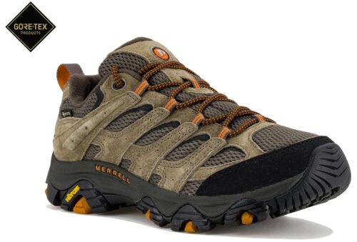 Merrell MOAB 3 GORE-TEX Vert Homme – Randonnée Vibram TC5+ GORE-TEX