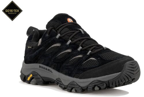 Merrell MOAB 3 GORE-TEX Noir Homme – Randonnée Vibram TC5+ GORE-TEX