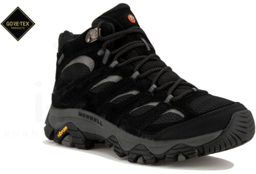 Merrell MOAB 3 Mid GORE-TEX Noir Femme – Randonnée Mi-Montante GORE-TEX