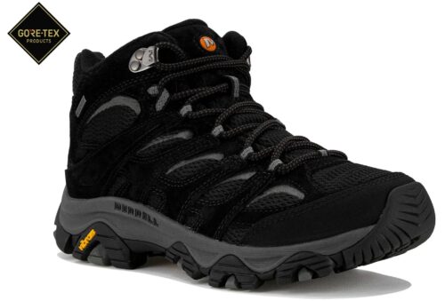 Merrell MOAB 3 Mid GORE-TEX Noir Homme – Randonnée Mi-Montante GORE-TEX