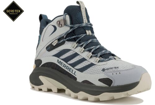 Merrell MOAB Speed 2 Mid GORE-TEX Bleu Homme – Trail-Hike Mi-Montante GORE-TEX