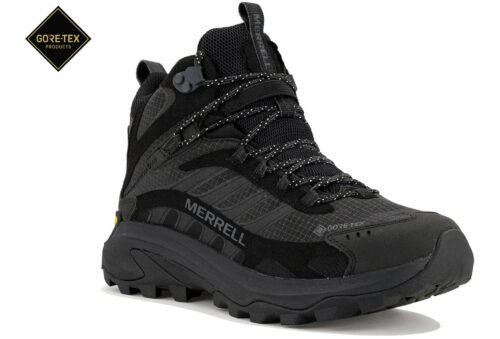 Merrell MOAB Speed 2 Mid GORE-TEX Noir Homme – Trail-Hike Mi-Montante GORE-TEX