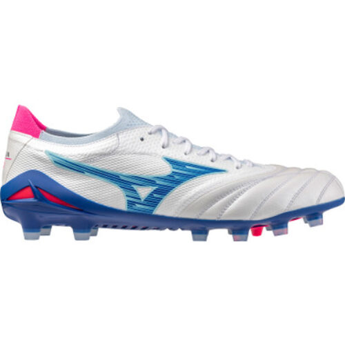 Mizuno Morelia Neo 4 Beta Elite FG Blanc Bleu