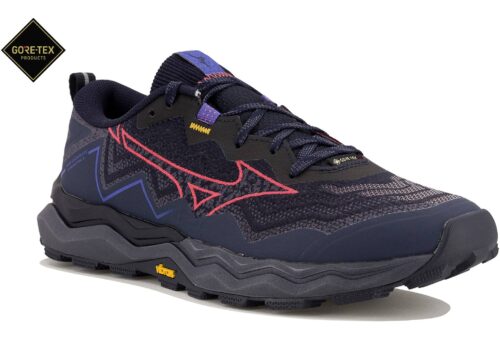 Mizuno Wave Daichi 9 Gore-Tex Femme Bleu Marine