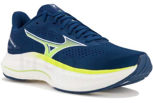 Mizuno Wave Inspire 22 Bleu / Jaune Homme