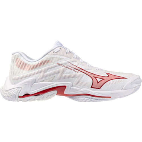 Mizuno Wave Lightning Elite Femme Blanc Rose