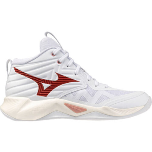 Mizuno Wave MoHerentum Pro Mid Femme Blanc Rose