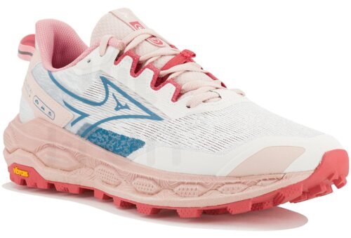 Mizuno Wave Mujin 11 Femme Blanc Bleu Rose