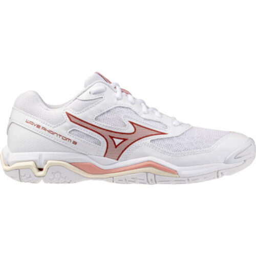 Mizuno Wave Phantom 3 Femme Blanc Rose