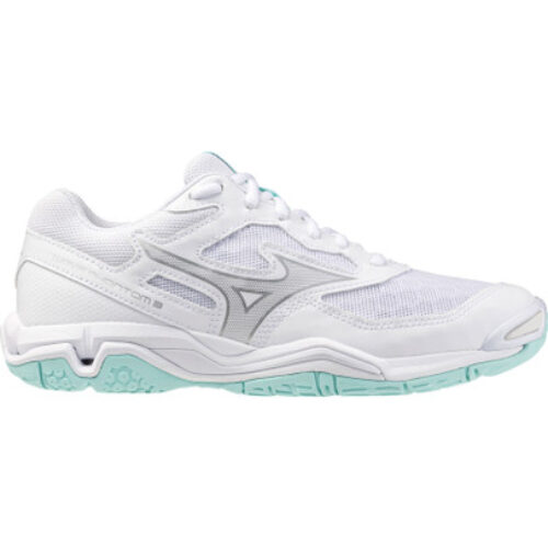 Mizuno Wave Phantom 3 Femme Blanc Bleu