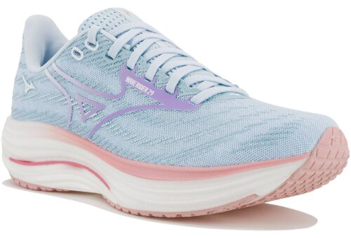 Mizuno Wave Rider 29 Femme Bleu Violet Rose