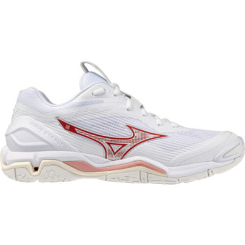 Mizuno Wave Stealth 6 Femme Blanc Rose