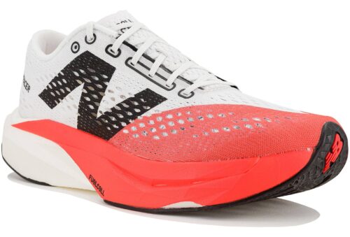 New Balance FuelCell SuperComp Pacer V2 Blanc Rouge