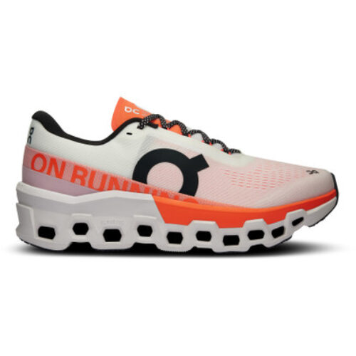 On Cloudmonster 2 Homme Blanc Orange