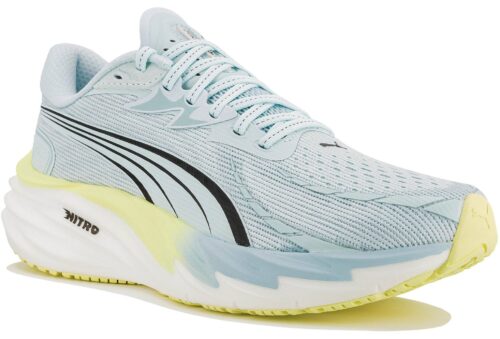 Puma Velocity Nitro 4 Femme Bleu Jaune