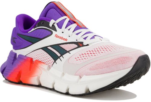 Reebok FloatZig 2 Blanc Violet Rouge