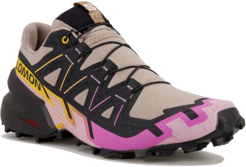 Salomon Speedcross 6 Femme Marron Rose – Trail Terrain Mou