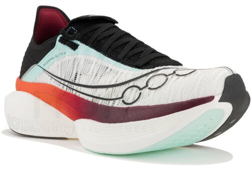 Saucony Endorphin Elite 2 Blanc Noir Orange
