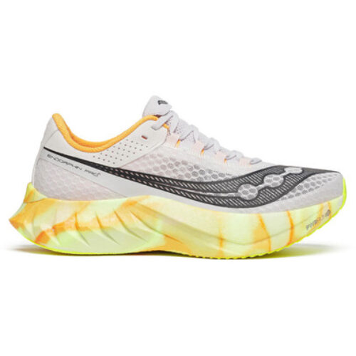 Saucony Endorphin PRO 4 Homme Blanc Jaune