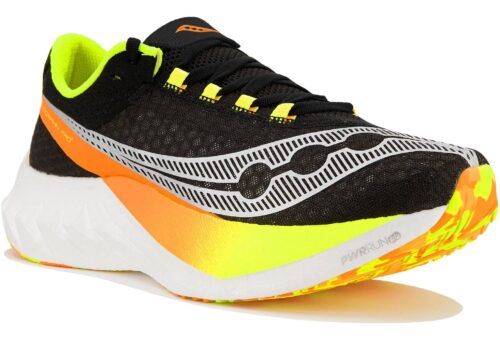Saucony Endorphin Pro 4 Noir Orange Jaune