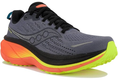 Saucony Hurricane 25 Gris Orange Jaune