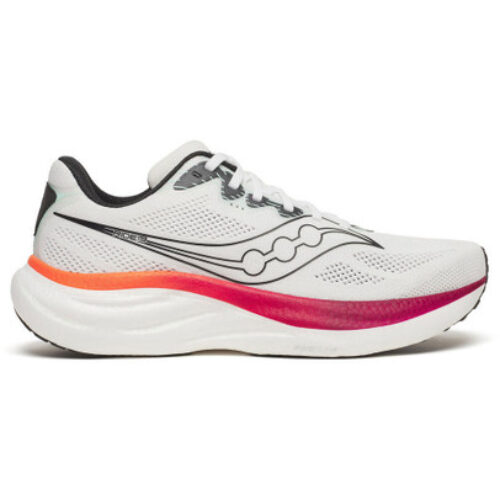 Saucony Ride 19 Homme Blanc Rouge