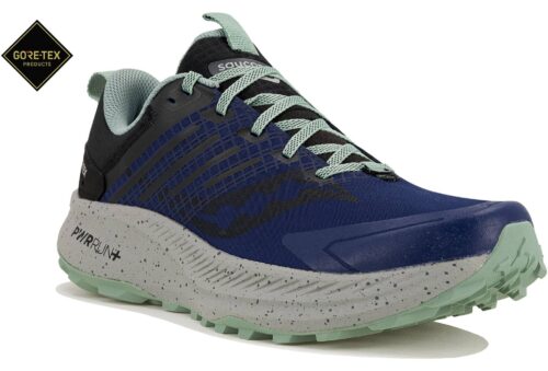 Saucony Ride TR2 Gore-Tex Bleu Marine