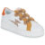Vanessa Wu LOUIE Blanc / Bronze / Orange