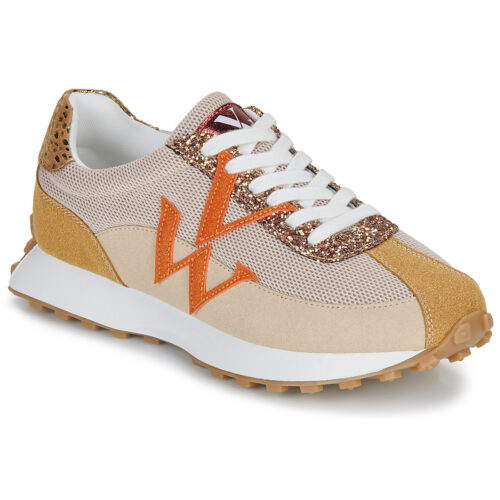 Vanessa Wu MONA Beige / Doré / Orange